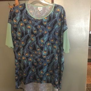 Lularoe Irma woman’s top worn once!  Xl